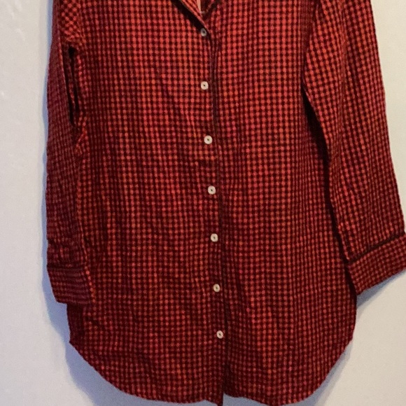 Forever 21 plaid night shirt size medium - Picture 3 of 5